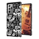 Funda Negra Diseno Grafiti Para Samsung Galaxy Note 20 Ul...