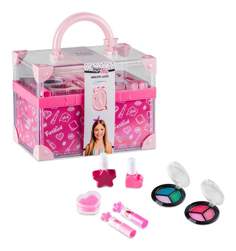 Maleta Maquiagem Infantil My Style Beauty Luxo Multikids