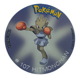 Mousepad De Tazo Pokemon De Modelo #107 Hitmonchan