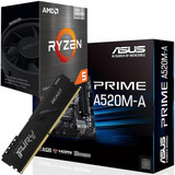 Combo Actualizacion Pc Amd Ryzen 5 5600g + Mother + 8gb Ddr4