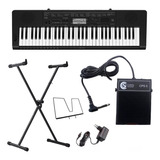 Kit Teclado Musical Casio Ctk 3500 Midi/usb App Chordana