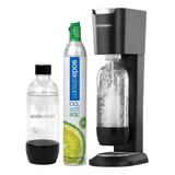 Maquina Para Agua Con Gas Sodastream Color Negro Y Plata