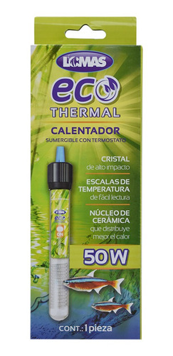 Calentador Sumergible C/termostato Ecothermal 50w