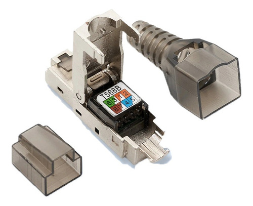 Ficha Rj45 Cat6a Jack Modular No Requier Herramienta Vention