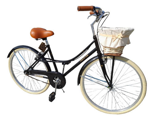 Bicicleta Paseo Dama Vintage, Retro C/canasto + Colores
