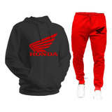 Conjunto Buzo Y Pantalón Jogging De Honda / Unisex-colores