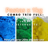 Trio Full Pastas Hacé 20lts De Jabon, Suavi. Y Detergente