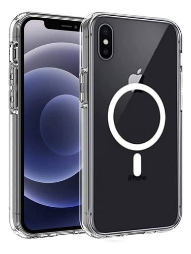 Estuche Transparente Para Carga Magnética Para iPhone