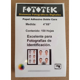 Adhesivo Para Papel Fotográfico 4x6 