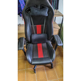 Cadeira Gamer Corsair T2 Road Warrior Preta/vermelha - Ótima