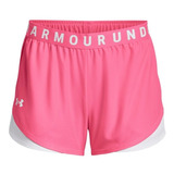 Short Under Armour Play Up 3.0 Mujer-rosa