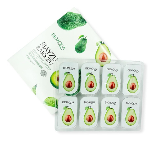 8 Masacarillas De Aguacate Y Niacinamida Oferta 2 X 1