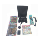 Playstation 2 Ps2  Completo 2 Controle 50 Jogos