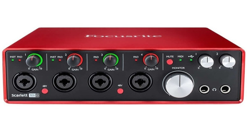 Placa Usb Focusrite Scarlett 18i8