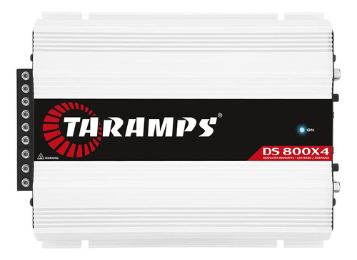 Amplificador De Audio Taramps Ds, 1 Ohm, 800w Rms, 4 Canales