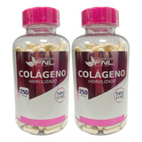 Colageno Hidro Fnl 2 Frascos 500 Capsulas. Pelo Piel Uñas