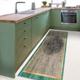 Alfombra Tapete Decorativa Para Cocina Antideslizante 120x40