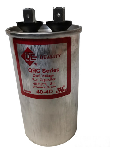 Capacitor De Trabajo Cbb65 40 Mfd +- 5%   370-440 Vac