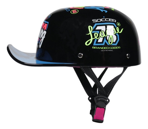 Casco Gorra Moto Scoter Skate Bici Chopper Beisbol Cholo Ret