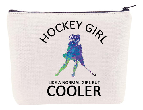 Regalos De Hockey Para Ninas, Bolsa De Maquillaje De Hockey,