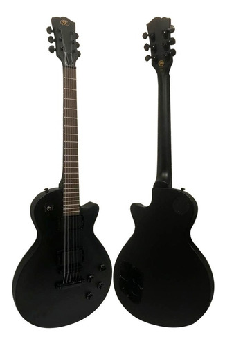 Guitarra Electrica  Les Paulsx Satin Black Ee-3s