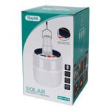 Foco Recargable Solar Led 120w Portatil Gancho De Emergencia