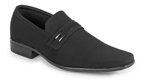 Sapato Social Masculino Elegante Veludo Com Detalhe Fivela 