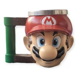 Caneca Super Mario 3d Geek Resina Decorativa Presente