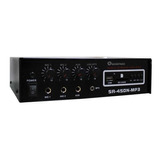 Amplificador Publidifusion Perifoneo Usb Sd 2mic Aux Sa-450