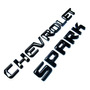 Emblemas Chevrolet Spark Negro Esmaltado Pega Roja 3m Chevrolet Spark