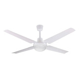 Ventilador De Techo Liliana Vthb114 Blanco 1.20 65w Con Luz