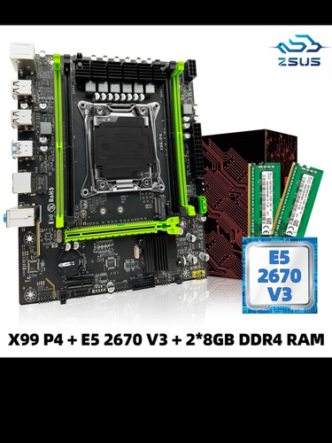 Kit X99 + E5 2670v3 + 16gb De Ram Ddr4