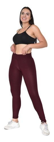 Calça Legging Bolha Texturizada Treino Fitness Tira Celulite