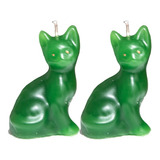 2 Gatos De Parafina (veladora Para Rebotar Magia Negra )