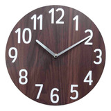 Reloj Pared 30 Cm Café Texas Just Home Collection Decoracion