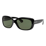 Lente Solar Ray-ban Jackie Ohh Mujer Color Negro Diseño Protección Uv