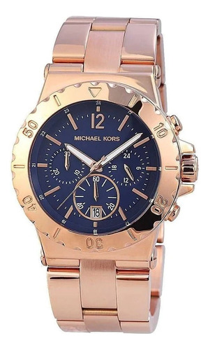 Reloj Michael Kors Mk5410 Mujer Acero Color Cobre Original