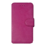 Carcasa Estuche De Cuero Fucsia Para iPhone 6 Plus 6s Plus