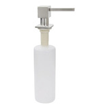 Dispenser Dosador Embutir Aço Inox Escovado Quadrado 500ml