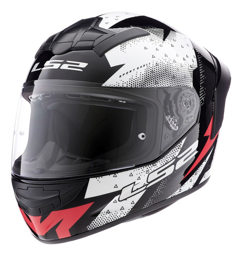 Casco Integral Moto Ls2 352 Rookie Thunder + Alerón Vxvmotos