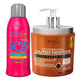 Sos Forever Liss 300ml + Cauterização Forever Liss 500g