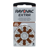 Pilas Audifono 312 Rayovac Extra Pr41 Pack X 24 Unidades Bp8