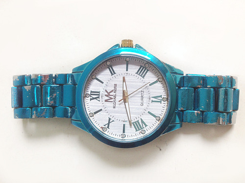 Relógio De Pulso Michael Kors Réplica Quartz Azul (c. 1971)