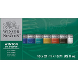 Set Básico Pintura Óleo Winsor & Newton 10 Pzas De 21ml