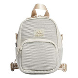 adidas Mini Mochila Airmesh Para Mujer, Alúmina Beige, Mini