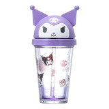 Vaso Tapa Y Popote Hello Kitty & Friends 320ml Sanrio Miniso