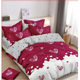 Acolchado Invierno Estampado Reversible 2 1/2 Pl Queen Size