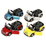 Mini Cooper S Convertible Juego De 4  Kinsmart 5089d  128 Es