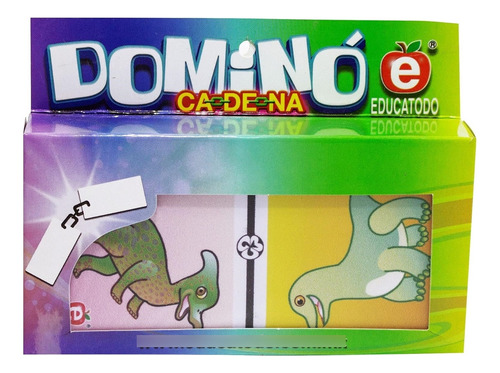 Juego De Mesa: Dominó Dinosaurios