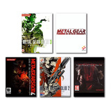 Cuadros Decorativos Metal Gear Solid Videojuego Saga 5 Pieza